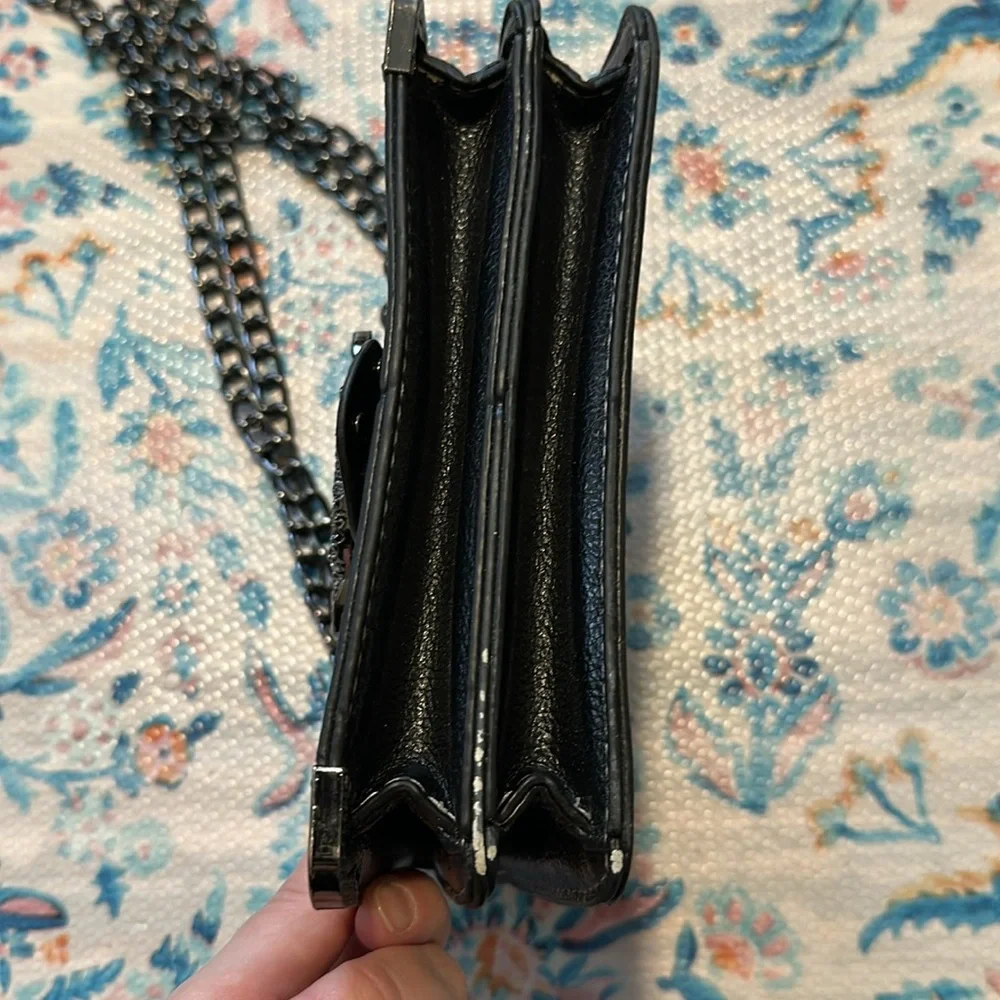 Black mini bag with monkey buckle. - Picture 5 of 7
